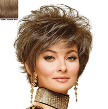 Eva Gabor Gala G29+ Cayenne Mist Short Cut Layard Heat Friendly Wig by HAIRUWEAR