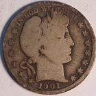 1901 O Barber Half Dollar, Nicely Circulated, Choice Gd, Nice Date, Sharp Coin!