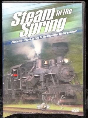 #ad 🚂📀 Steam in the Spring DVD – 2005 OOP Railroad Documentary – Trains $3.57