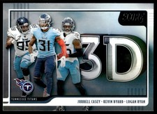 2020 SCORE 3D JURRELL CASEY/KEVIN BYARD/LOGAN RYAN #3DLKJ TENNESSEE TITANS 1414