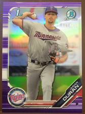 Jhoan Duran 2019 Bowman Chrome Purple Refractor 009/250 Card #BCP-225 1st