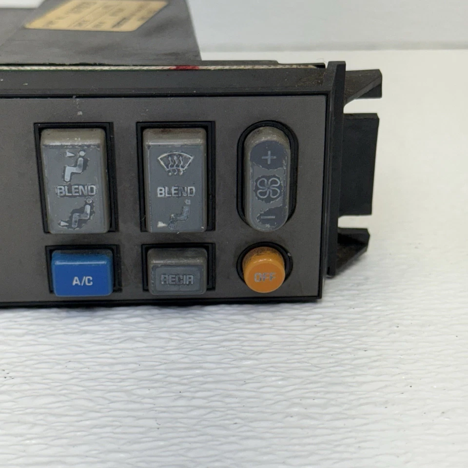 Panel de control climático Chevrolet Silverado GMC Sierra 1500 2500 1988-1994 *grieta* Foto 4 de 4