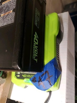 Greenworks 40V Lit-ion GMax Battery CHRGR #29482 OBN Selr Certified 101 CYCLS !!