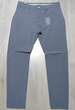 KJUS Mens 36 X 32 JAVIER PANTS STEEL GREY PERFORMANCE GOLF 5-POCKET STRETCH