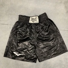 Everlast Boxing Shorts Satin Size XL Black