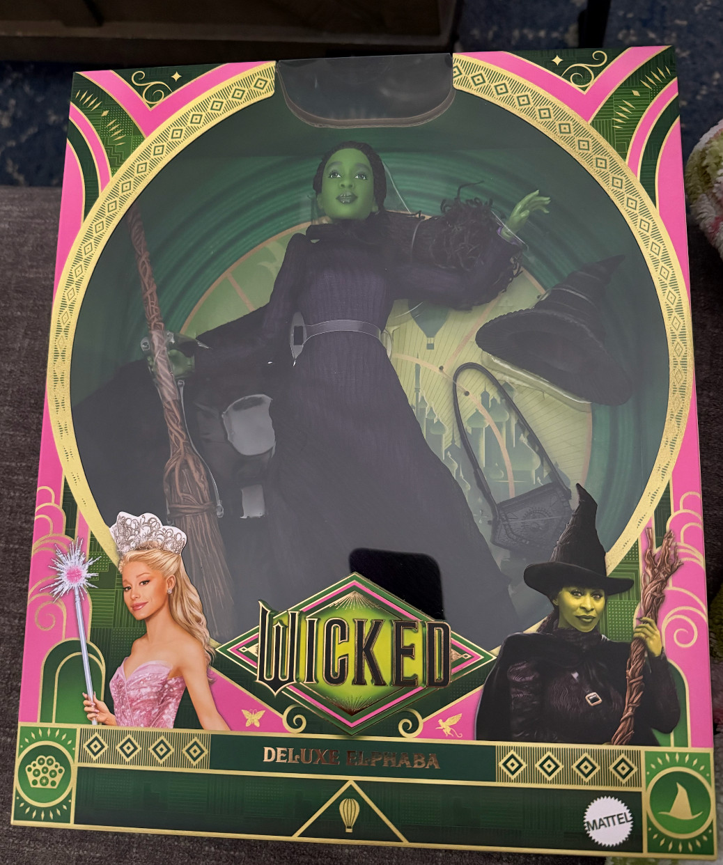 Mattel Wicked Movie DELUXE Elphaba Doll MISPRINT ERROR BOX URL 2024