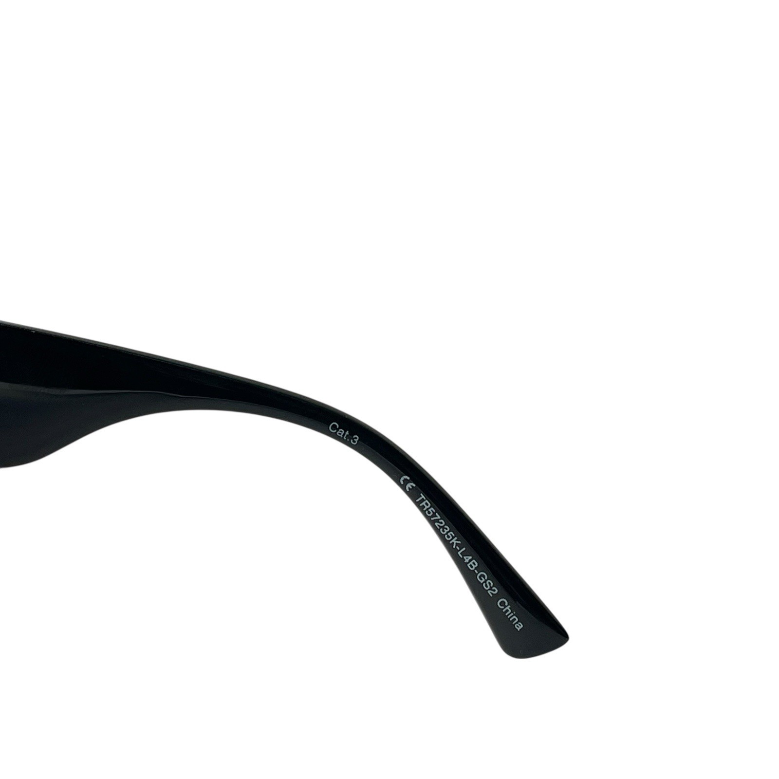 True Religion Women’s Sunglasses TR57235K BlacK Oversized Logo NEW NO CASE thumbnail 4