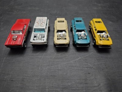 Hot Wheels Hot Rod Muscle Car Lot of 5 Chevy Nova Wagon Mercury Cyclone Diecast