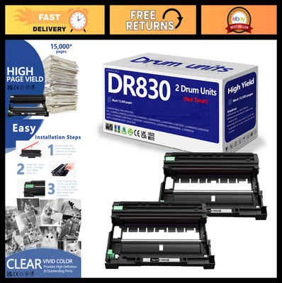 2-Pack Compatible Drum Unit for Brother DR830, DR830XL - DCP, HL, MFC Printers