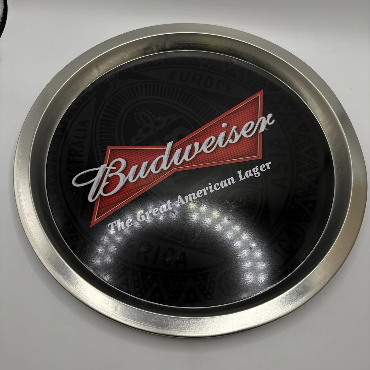 Las mejores ofertas en Bandejas de cerveza de colección Budweiser