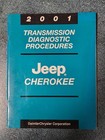 2001 Jeep Cherokee Transmission Diagnostic Procedures Factory Manual Oem