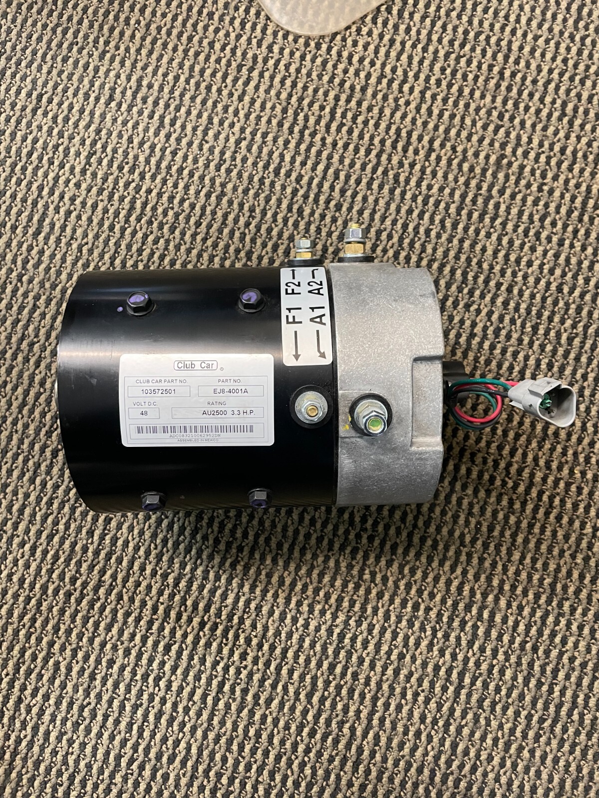 103572501 Genuine Club Car Golf Cart Part 3.3Hp 48 Volt Dc Iq
