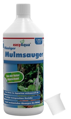 easyAqua - 1 Liter Flüssiger Mulmsauger Aquarium Mulm mit FilterBooster