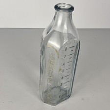 Vintage Anchor Hocking Fire King Glass Baby Bottle 8oz Glassware Collectible