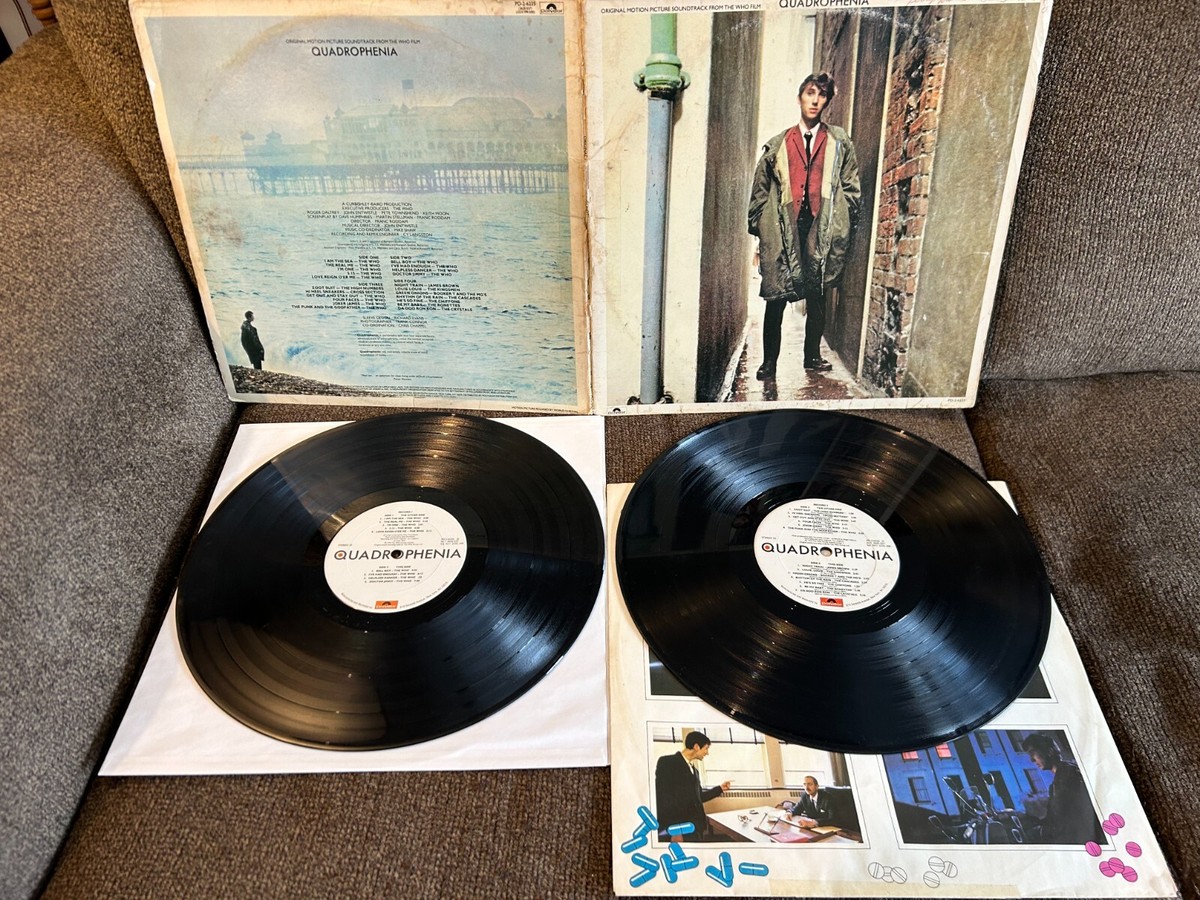 THE WHO Quadrophenia 1979 Polydor GF DBL LP PD-2-6235 VG+/EXC- w/1