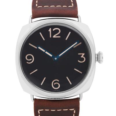 2017 Panerai PAM00721 47mm Radiomir 3 Days Steel Leather Hand Wound Watch