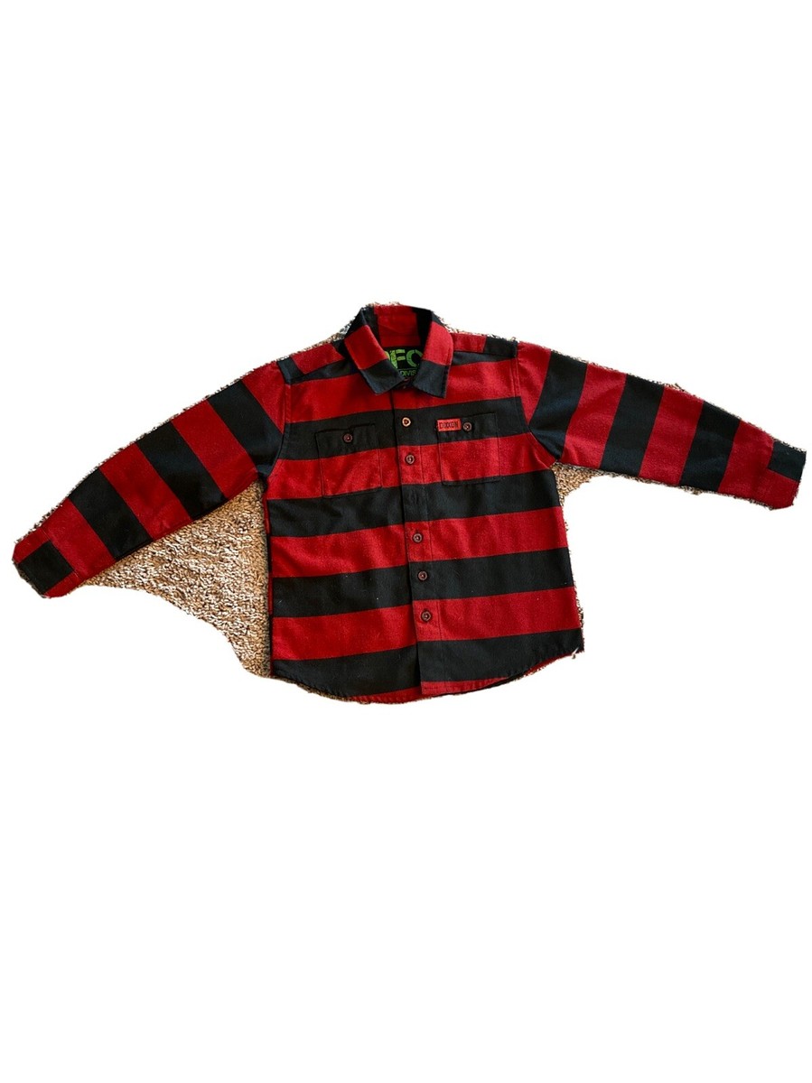 Dixxon Flannel The Cobain Youth Size XS Red Black Shirt Limited