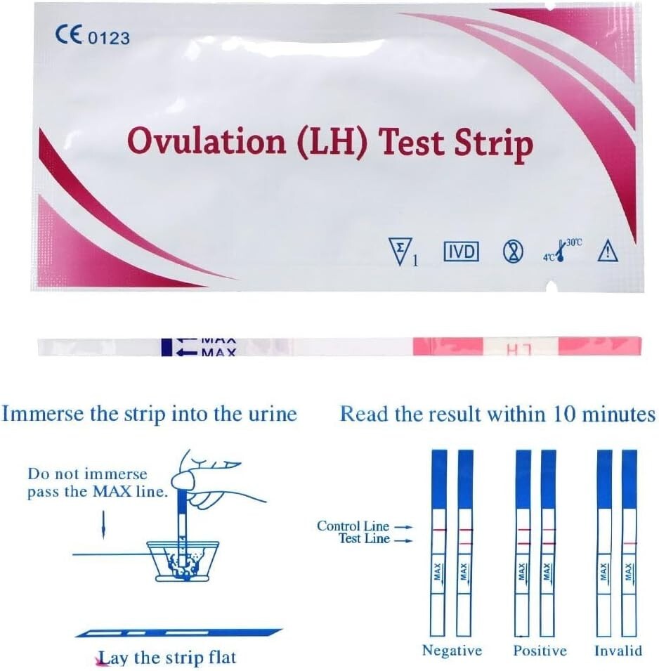 Ovulation Test Strips 30 Count Ovulation Tracker Predictor Kit for