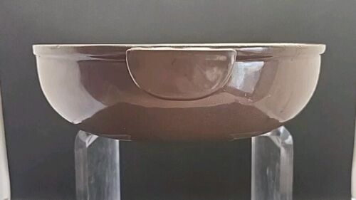 Le Creuset Vintage Brown Cast Iron Enzo Mari La Mama 25 Gratin Dish - Picture 6 of 19