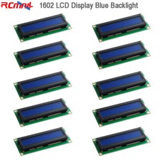 10x 16x2 1602 LCD Character Display Module 5V Blue Backlight Parallel Interface