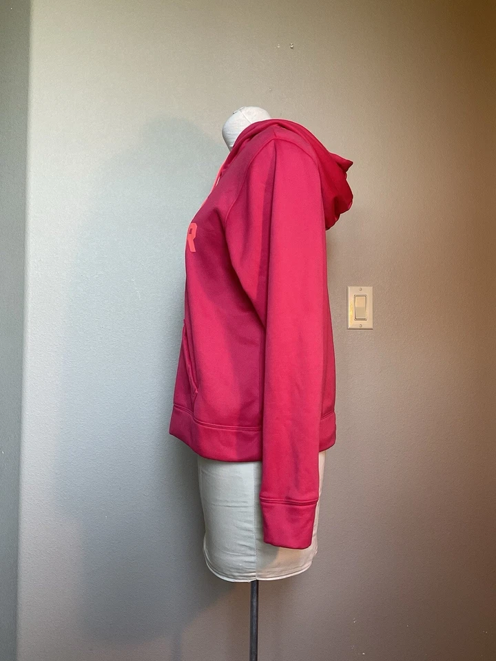 Sudadera/sudadera con capucha Under Armour rosa para mujer talla LG deportes al aire libre atletismo Foto 4 de 4