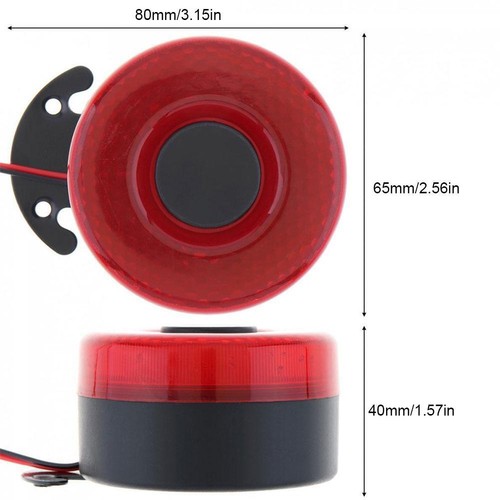Backup Alarm Beeper for Trucks 12V-24V Reverse Back-Up Alarm Sound W/Light -US - Picture 4 of 16