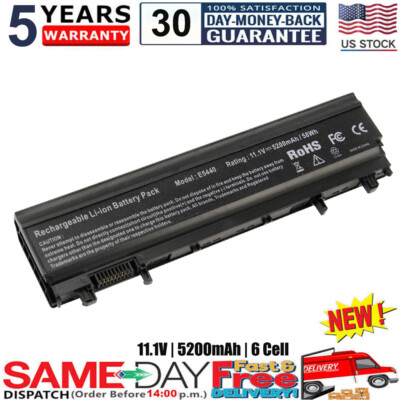 GHU New Battery VV0NF 0K8HC 11.1V 87WH Compatible with Dell Latitude E5540 E5440 Vostro 3460 3560 1N9C0 CXF66 WGCW6 0M7T5F F49WX NVWGM N5YH9 VVONF VJXMC 7W6K0