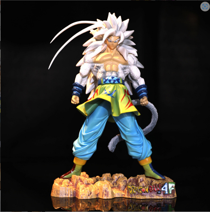  MANGYI GK Goku Figure Super Saiyan 5 Goku Figure Statues  Figurine DBZ ssj5 Collection Birthday Gifts PVC 11 Inch : Toys & Games