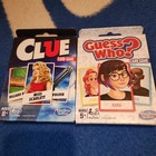 Clue & Guess Who Card Game Hasbro Gaming New/Sealed , great family fun