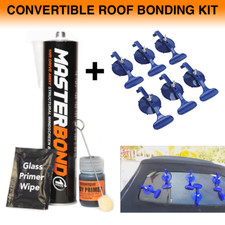 AUDI A4 CONVERTIBLE CABRIOLET REAR GLASS BOND GLUE ADHESIVE FITTING KIT REPAIR