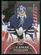 2021-22 U D #C109 Veini Vehvilainen Toronto Maple Leafs Canvas Young Guns