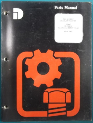 DRESSER TD8E CRAWLER TRACTOR DOZER PARTS MANUAL BOOK CATALOG