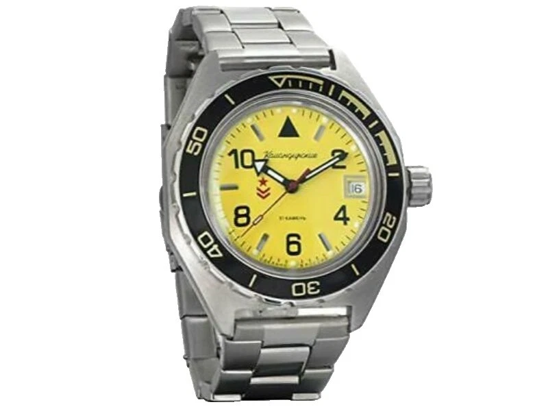 Banda de acero inoxidable Vostok Komandirskie Relojes de pulsera