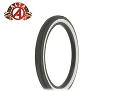 ALTALINE Bicycle TIRES 20"x2.125" Black/White 2-LINE Slick (1) TIRE 20" BICYCLE