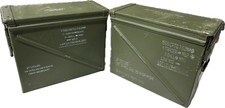 2 Pack- USGI 20mm AMMO CAN M548 1500 ROUNDS 7.62 METAL LARGE AMMO CAN EXCELLENT
