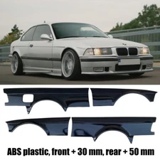 BMW E36 Coupe Overfender Kit 4 pcs ABS plastic Wide Fender Flares Wheel Arches