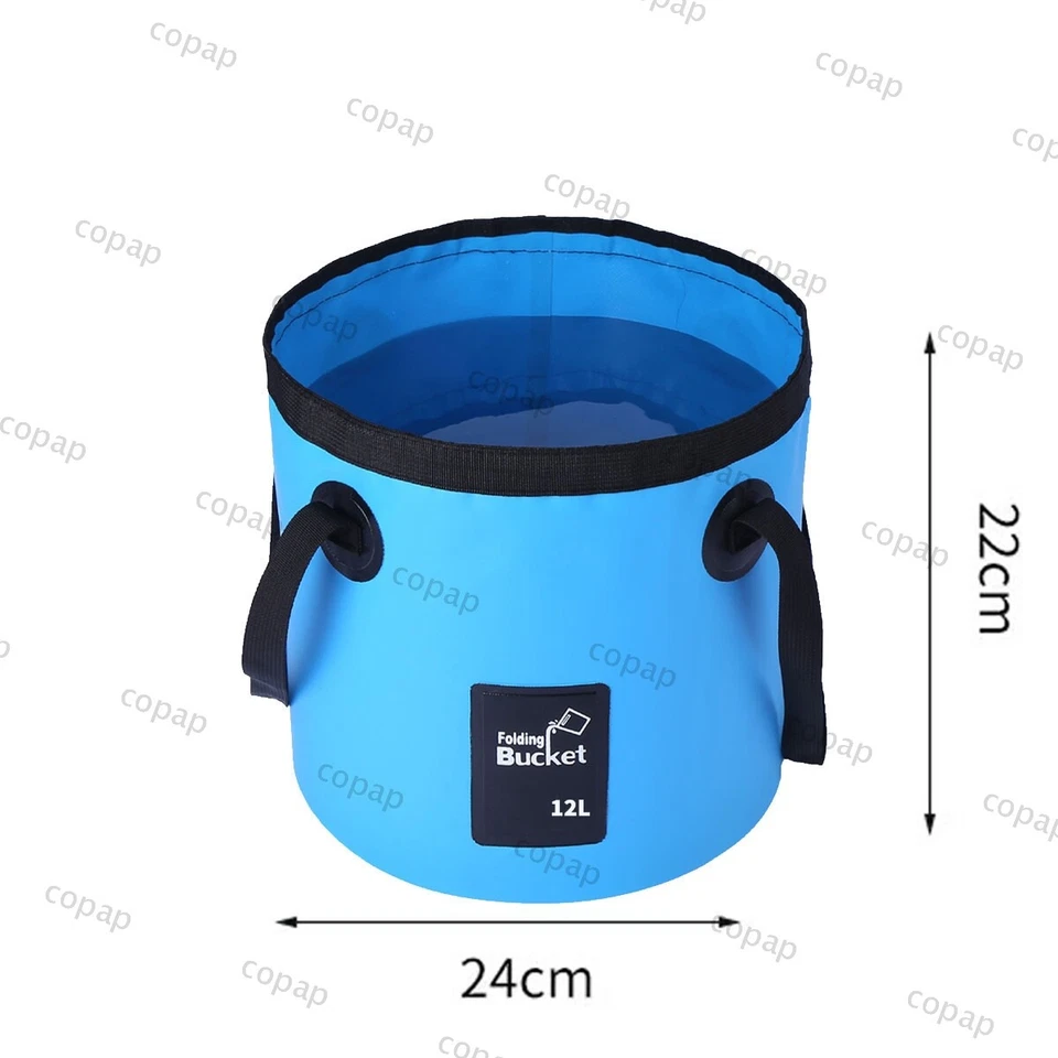 12/20L Falteimer Camping-Faltbarer Eimer Spülschüssel Waschschüssel Faltschüssel - Bild 2 von 4