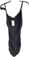 NWT Forever Rose Couture Ruched Body Con Little Black Dress Classic Made in USA