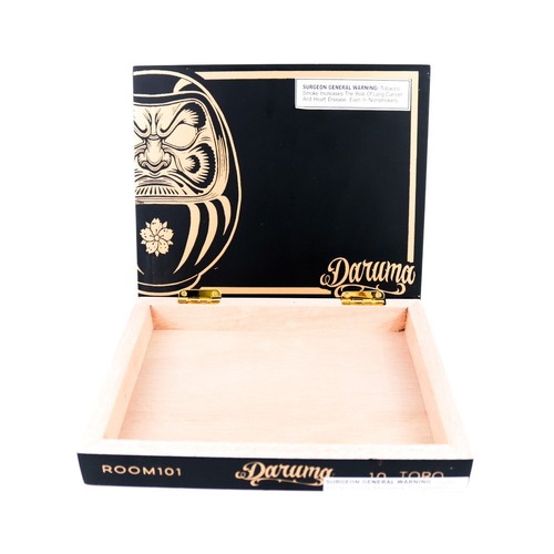 Room 101 Daruma Toro Empty Wood Cigar Box 9.25" x 7.5" x 1.5" - Picture 4 of 12