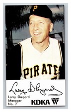 1968 KDKA TV Radio 1020 Pittsburgh Pirates Larry Shepard (KCR)