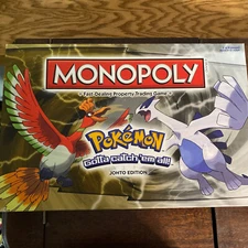 Pokémon Monopoly Board Game Collector's Johto Edition -COMPLETE-