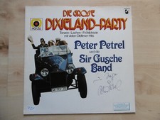 Peter Petrel Autogramm signed LP-Cover "Die Grosse Dixieland-Party" Vinyl