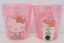 Lot of 2 New in Wrap Daiso Sanrio HELLO KITTY DRINK CUPS 260ml 8.5oz USA Seller