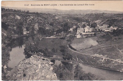 E0202 LAVAULT SAINTE ANNE - GENERAL VIEW OF THIS VILLAGE NEAR MONTLUCON