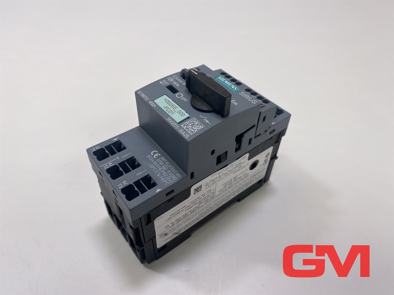 Siemens Power Switch 3RV2011-1KA25 Circuit Breaker 1NO + 1NC 9-12.5A 690V