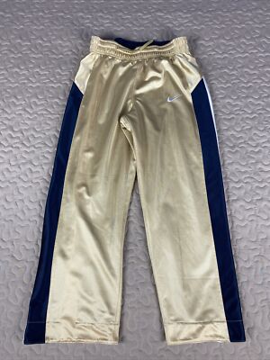 Nike Air Vintage Reversible Basketball Track Pants sz S Gold