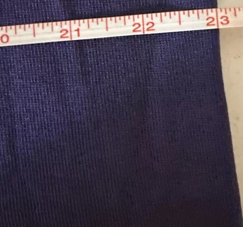 Elana By Tanner Silk Blend Ribbed Knit Turtleneck Top Cobalt Blue Sz 2 See Meas