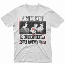 Bikini Kill Riot Grrrl Vintage T-Shirt Revolution Girl Style Now
