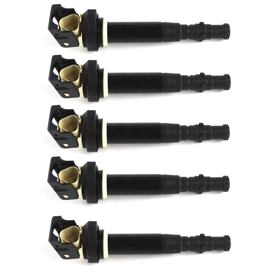 Bobinas de encendido 5 piezas para BMW M5 M6 2006-2010 5,0 L E60 E63 E64 UF572 12137835108 Foto 4 de 4