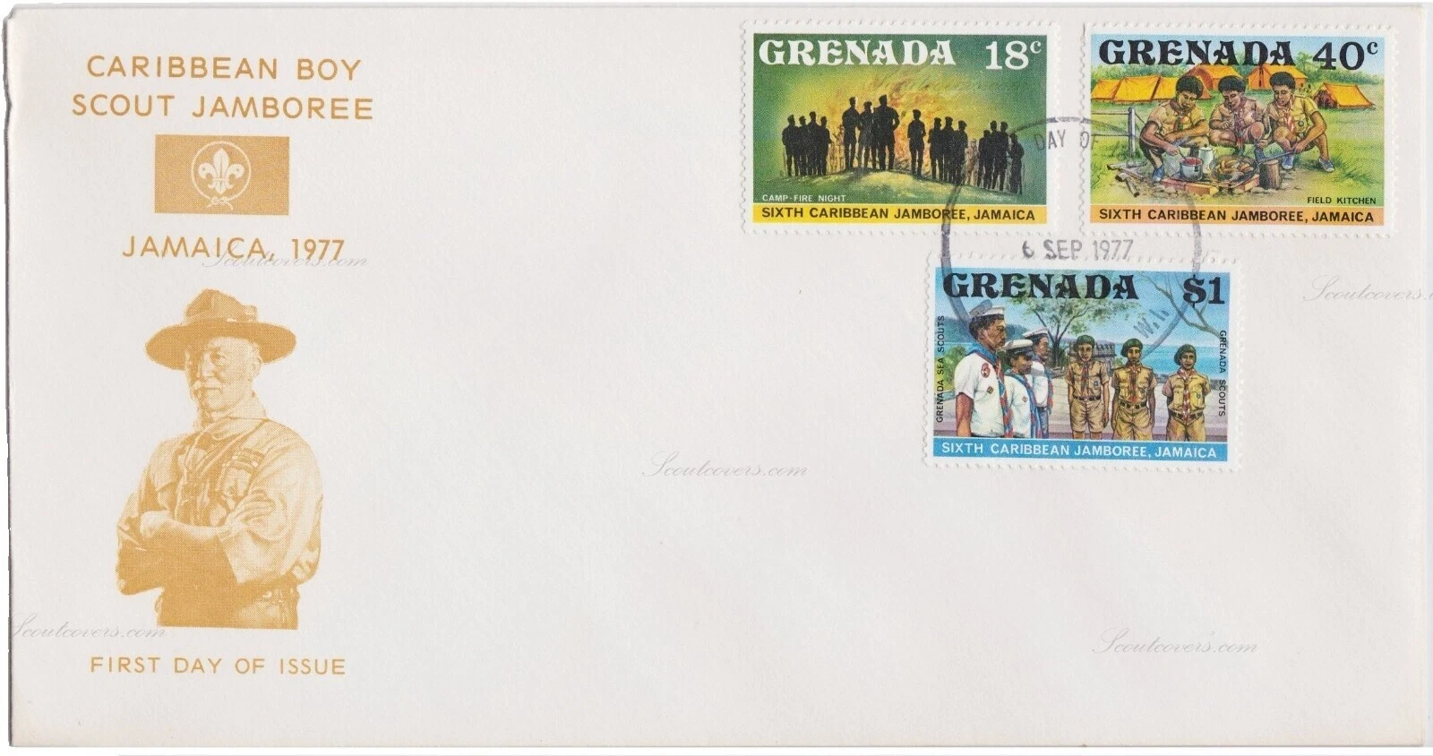 Used First Day Cover Grenadian Stamps (1974-Now)